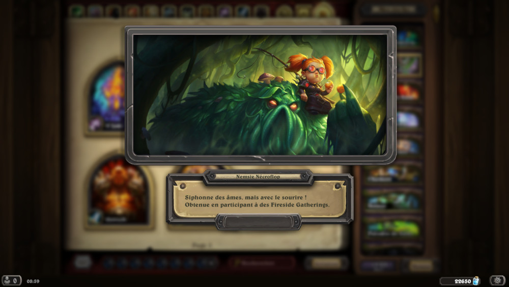 Hearthstone, héros - Nemsie Nécroflop