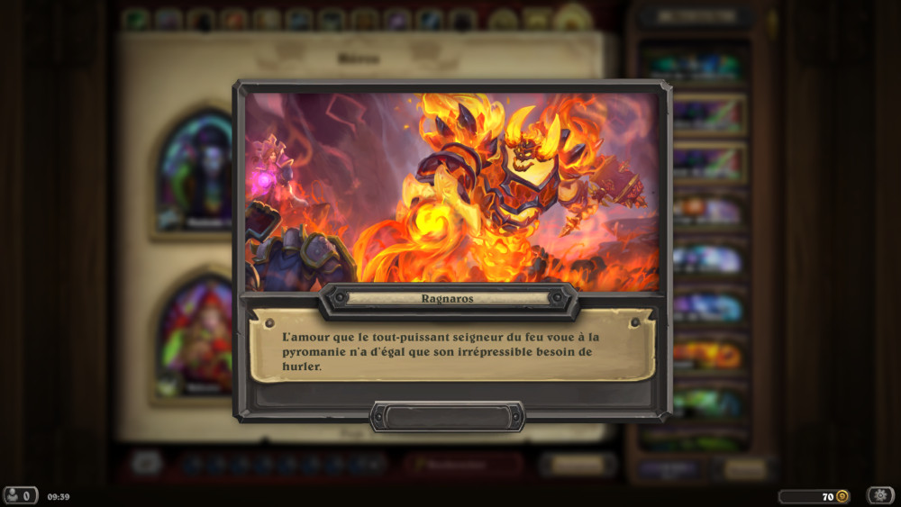 Hearthstone, héros - Ragnaros