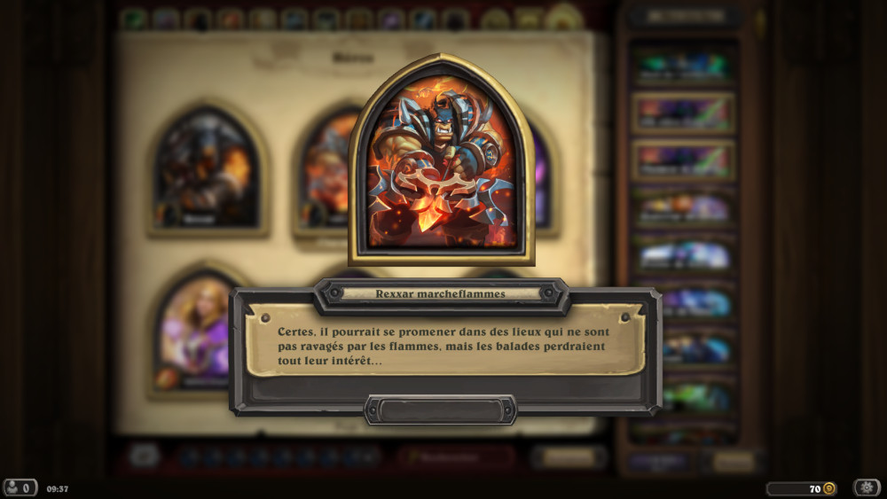 Hearthstone, héros - Rexxar marcheflammes