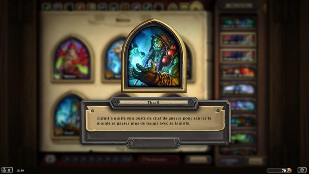 Hearthstone, héros - Thrall