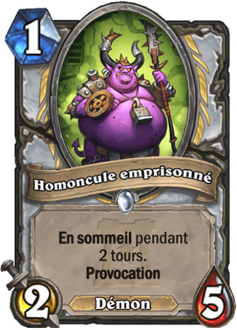hearthstone, carte - Homoncule emprisonn�