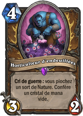 hearthstone, carte Horticulteur d'endeuill�es