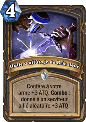 hearthstone, carte huile d'aff�tage du bricoleur