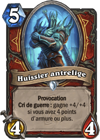 hearthstone, carte Huissier antrelige