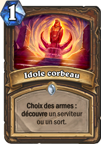 hearthstone, carte Idole corbeau