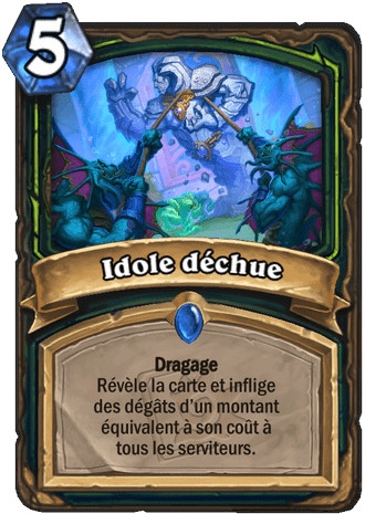 hearthstone, carte Idole d�chue