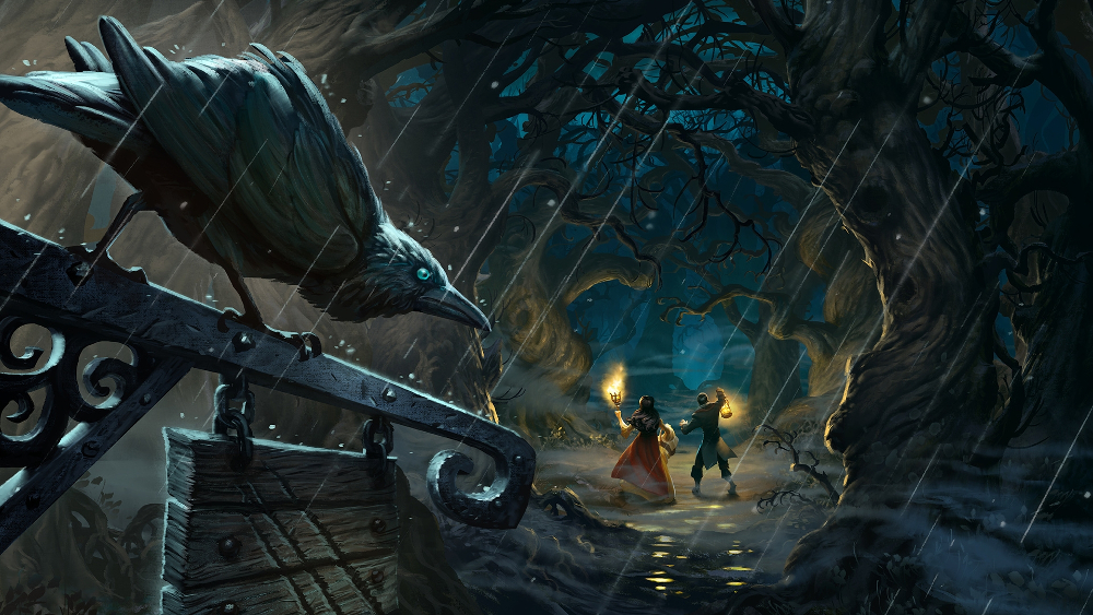 Hearthstone, dessin Le bois maudit