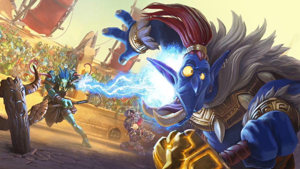 Hearthstone, dessin Les jeux de Rastakhan