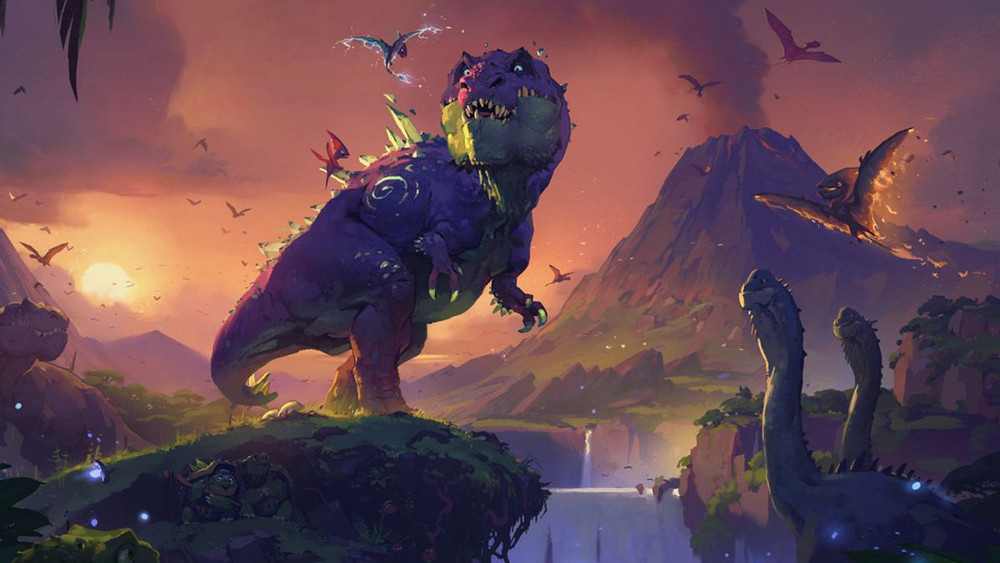 Hearthstone, dessin Voyage au centre d'Un'Goro