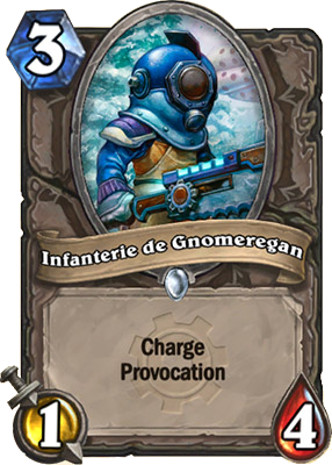 hearthstone, carte infanterie du Gnomeregan