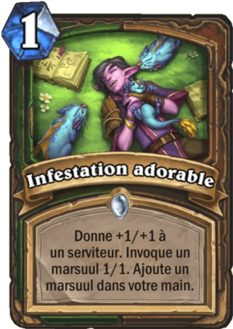 hearthstone, carte Infestation adorable
