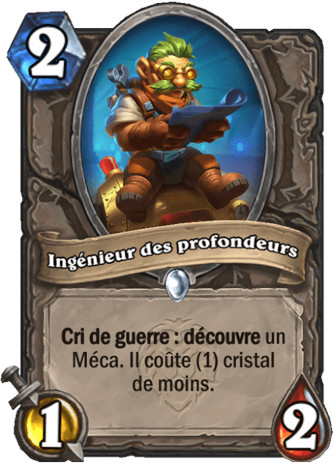 hearthstone, carte - Ing�nieur des profondeurs