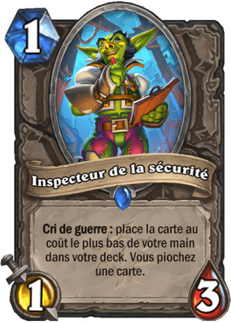 hearthstone, carte Inspecteur de la s�curit�