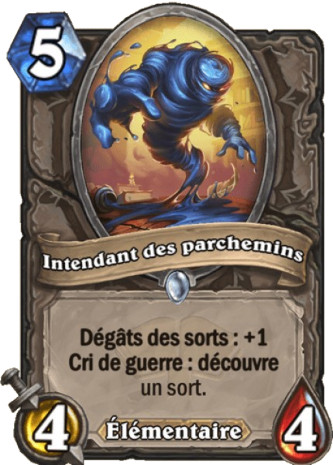 hearthstone, carte Intendant des parchemins