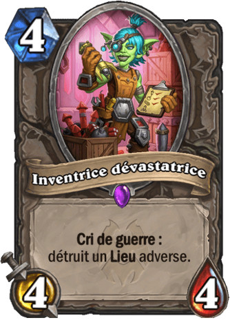 hearthstone, carte Inventrice d�vastatrice