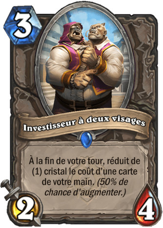hearthstone, carte - Investisseur � deux visages