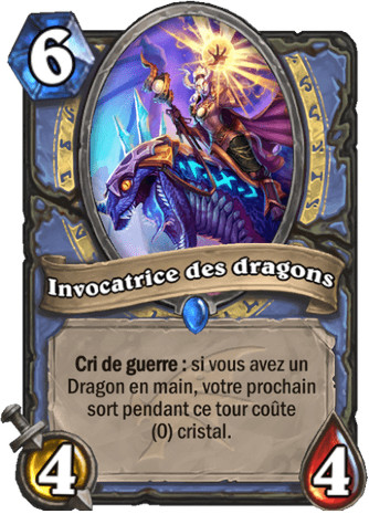 hearthstone, carte - Invocatrice des dragons