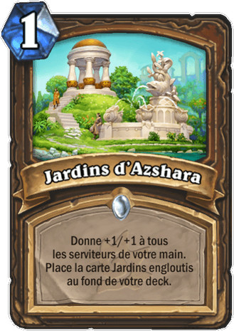 hearthstone, carte Jardins d'azshara