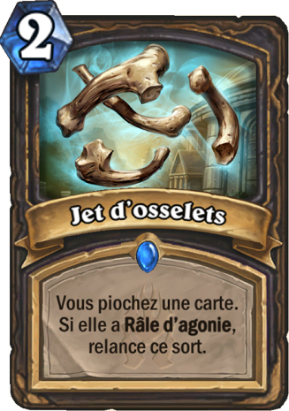 hearthstone, carte Jet d'osselets