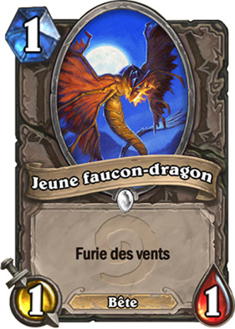 hearthstone, carte Jeune faucon-dragon