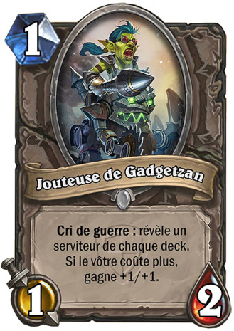hearthstone, carte Jouteuse de Gadgetzan