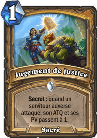 hearthstone, carte - Jugement de justice