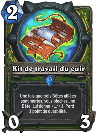 hearthstone, carte - Kit de travail du cuir