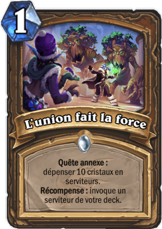 hearthstone, carte - L'union fait la force