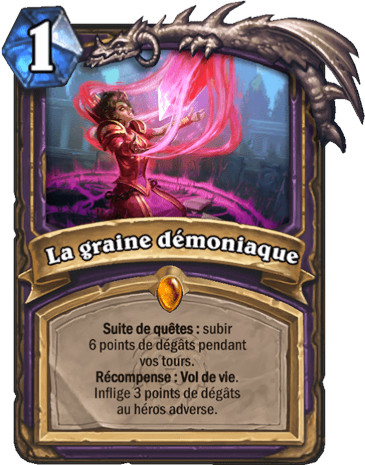 hearthstone, carte - La graine d�moniaque