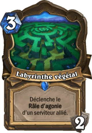 hearthstone, carte Labyrinthe v�g�tal