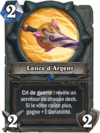hearthstone, carte Lance d'argent