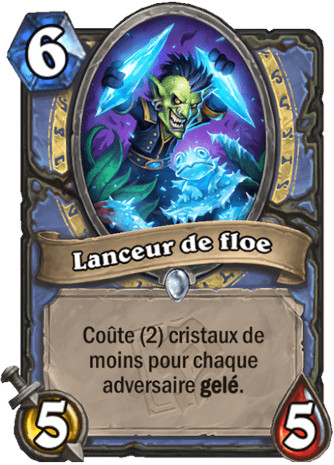 hearthstone, carte - Lanceur de floe