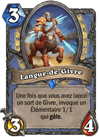 hearthstone, carte - Langue-de-Givre