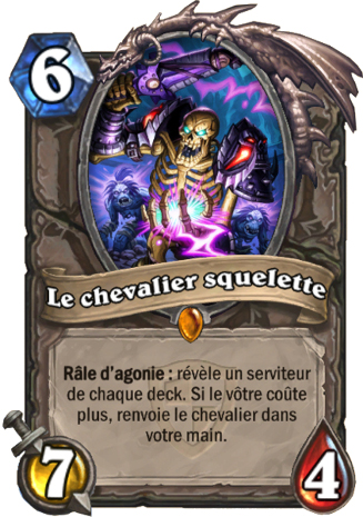 hearthstone, carte Le chevalier squelette
