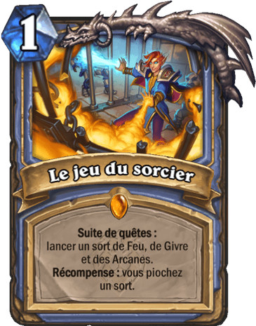 hearthstone, carte - Le jeu du sorcier