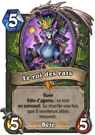 hearthstone, carte - Le roi des rats