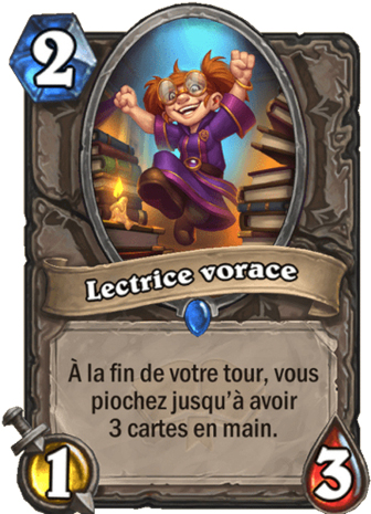 hearthstone, carte Lectrice vorace