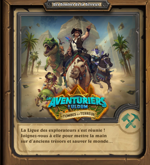 hearthstone, heroes of Warcraft : Les aventuriers d'Uldum - Les tombes de la terreur