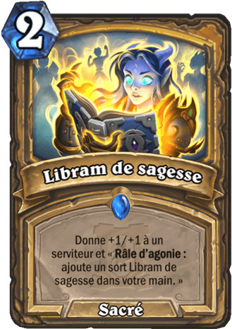hearthstone, carte - Libram de sagesse