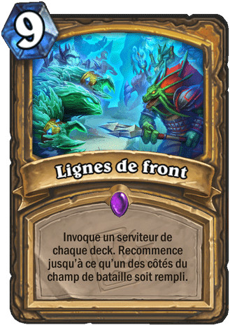 hearthstone, carte Lignes de front