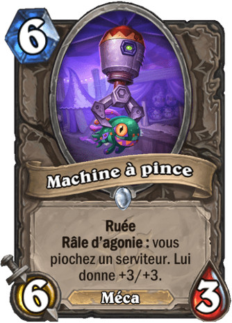 hearthstone, carte Machine � pince