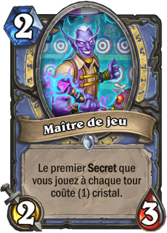 hearthstone, carte Ma�tre de jeu