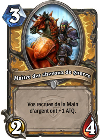 hearthstone, carte Ma�tre des chevaux de guerre