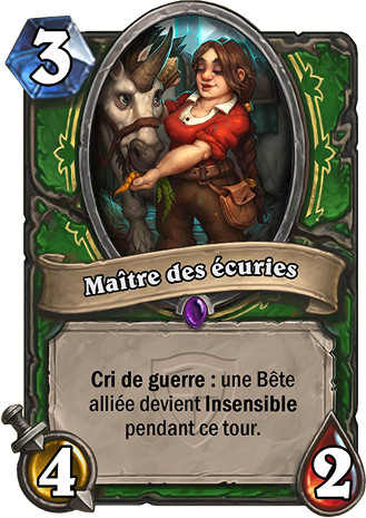 hearthstone, carte Ma�tre de �curies