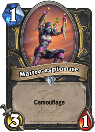 hearthstone, carte - Ma�tre espionne