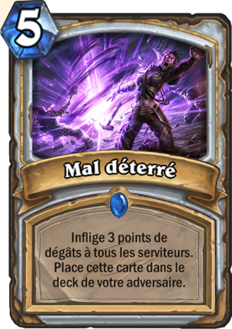 hearthstone, carte mal d�terr�
