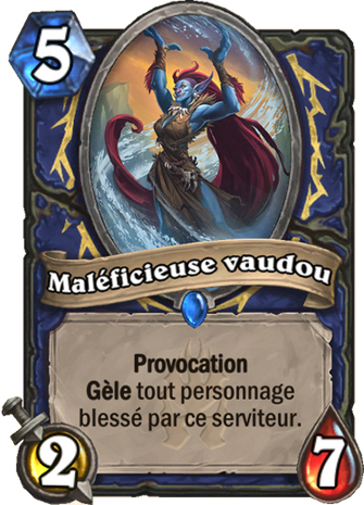 hearthstone, carte Mal�ficieuse vaudou
