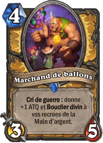 hearthstone, carte Marchand de ballons