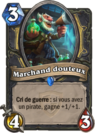 hearthstone, carte Marchand douteux