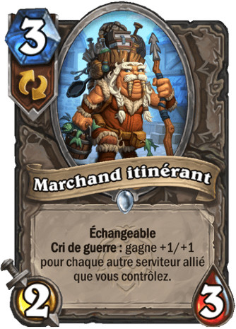 hearthstone, carte - Marchand itin�rant